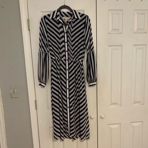 Michael Kors navy and white dress